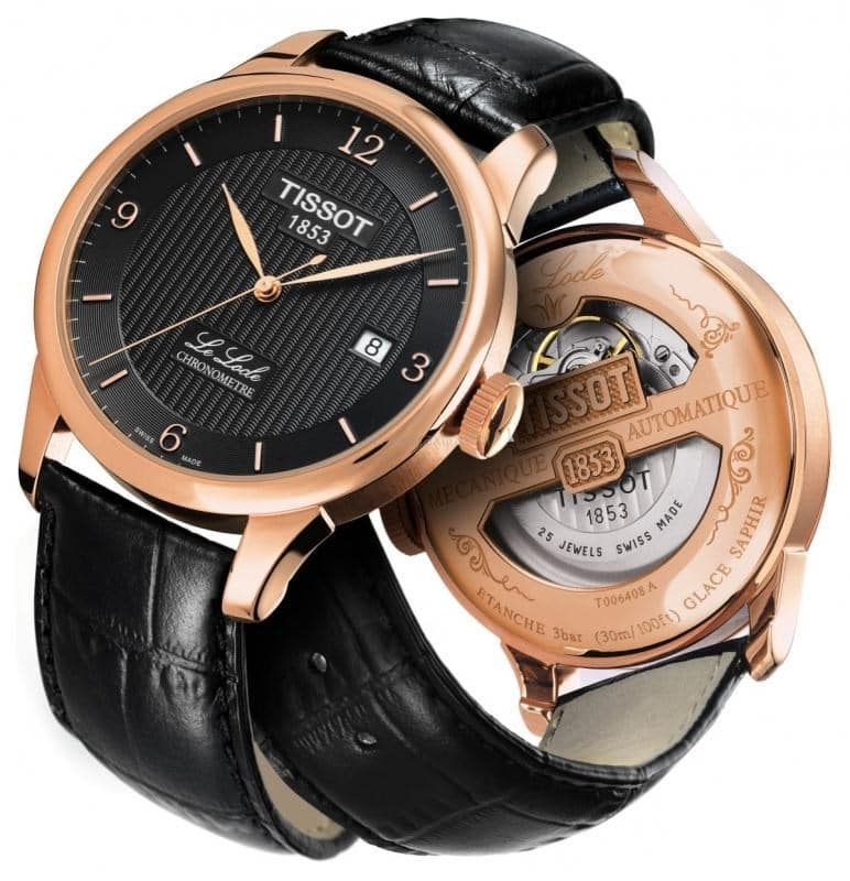 Tissot Le Locle Automatic COSC PVD or rose