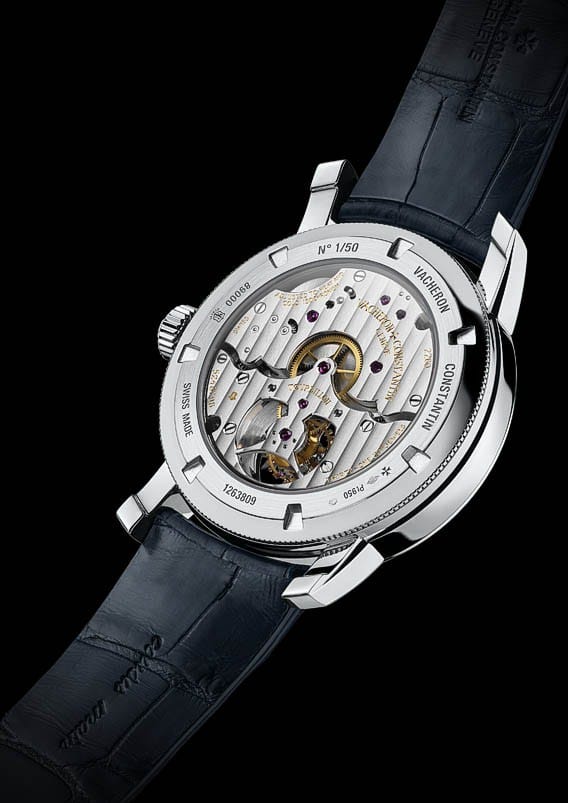 Garde-temps Patrimony Traditionnelle tourbillon 14 jours Collection Platine Excellence