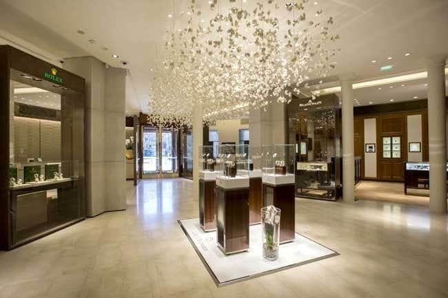 Intérieur Boutique Paris de Bucherer