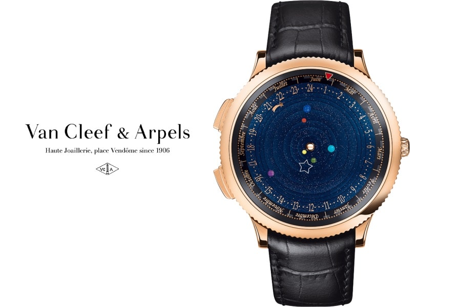 montre planete van cleef