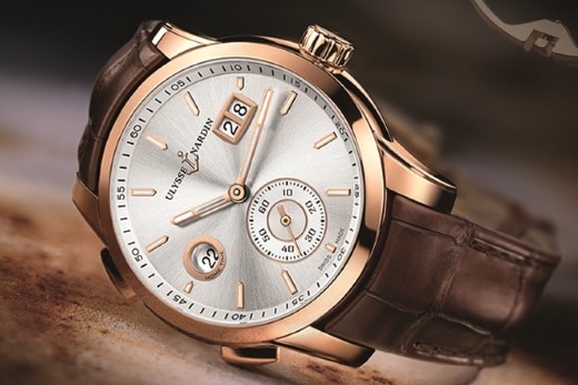 Ulysse Nardin Dual Time Manufacture or rose