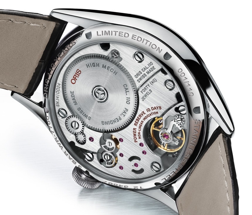 Oris 110 Years Limited Edition - fond saphir