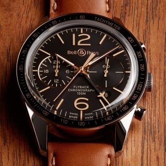 Bell & Ross BR126 Vintage Sport Heritage GMT Flyback