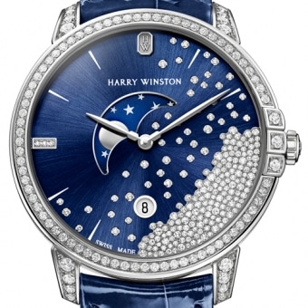 Harry Winston Midnight Diamond Drops 39 mm