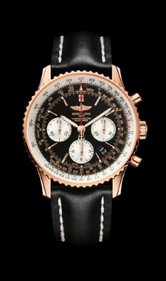 Breitling Navitimer 01 noir et or rose