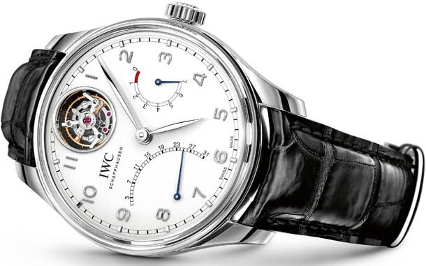 IWC Portugaise Tourbillon Mystère Rétrograde platine