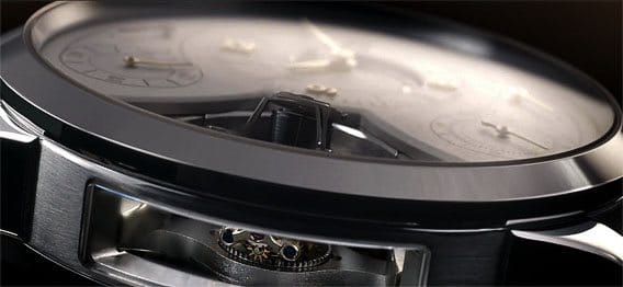 Jaeger LeCoultre Duomètre Sphérotourbillon Moon vu de côté