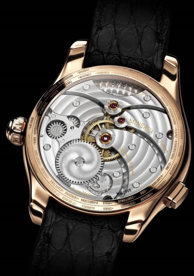 MontBlanc Collection Villeret Tourbillon Cylindrique Geospheres Vasco de Gama vue du fond