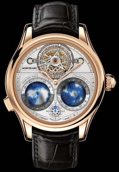 MontBlanc Collection Villeret Tourbillon Cylindrique Geospheres Vasco de Gama