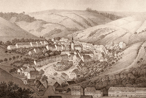 Le centre de l'horlogerie allemande Glashütte