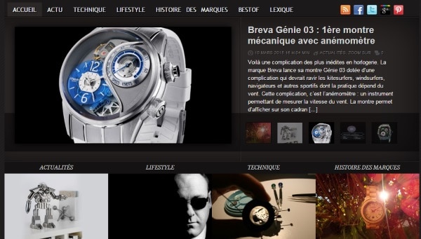 blog et sites de montres