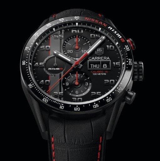 Carrera Calibre 16 Chronographe Day-Date Special Edition Nissan Nismo