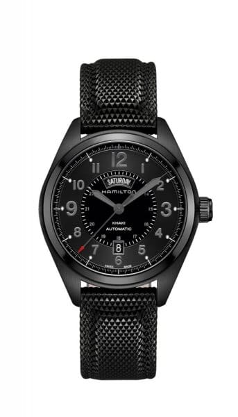 Hamilton Khaki Field Day Date noire