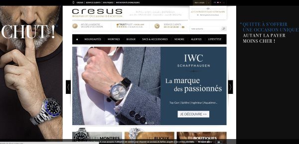 Cresus montres d'occasion