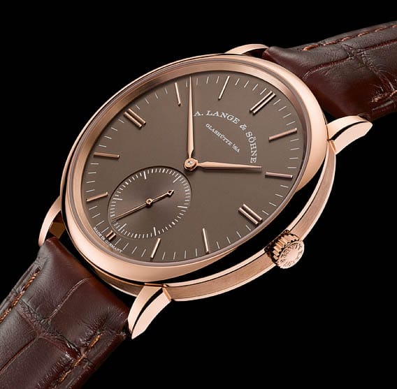 Saxonia Brun et or rose A. Lange et Sohne