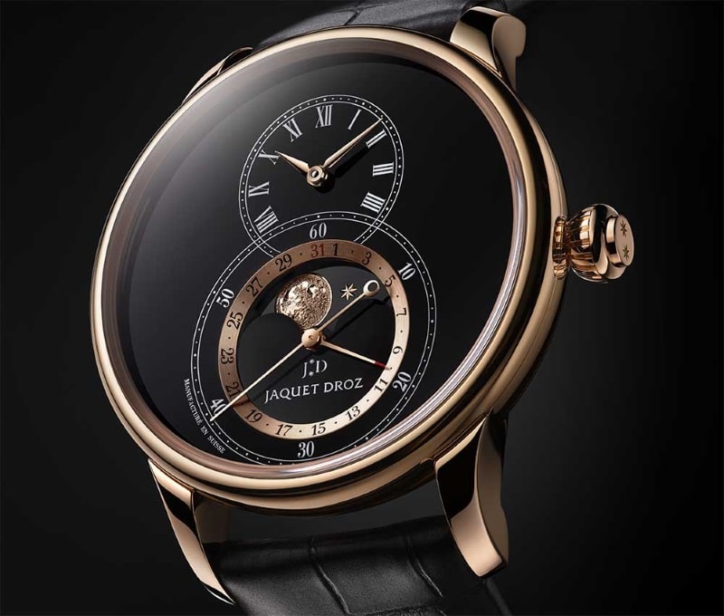 Jaquet Droz Grande Seconde Lune Email noir