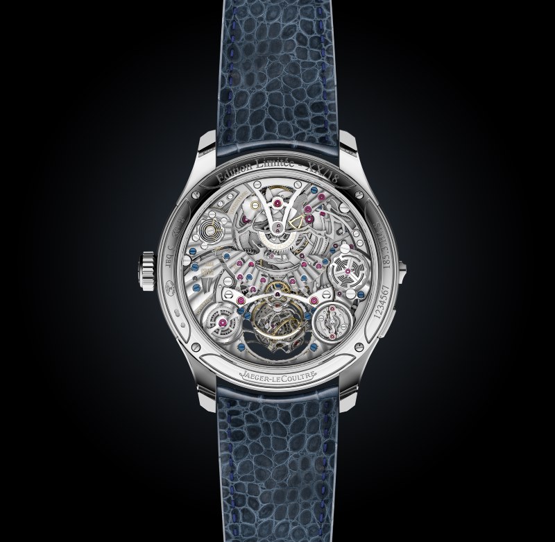 Jaeger Lecoultre Master Grande Tradition Gyrotourbillon Westminster Perpétuel fond