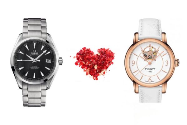 Choix de montres pour la Saint Valentin