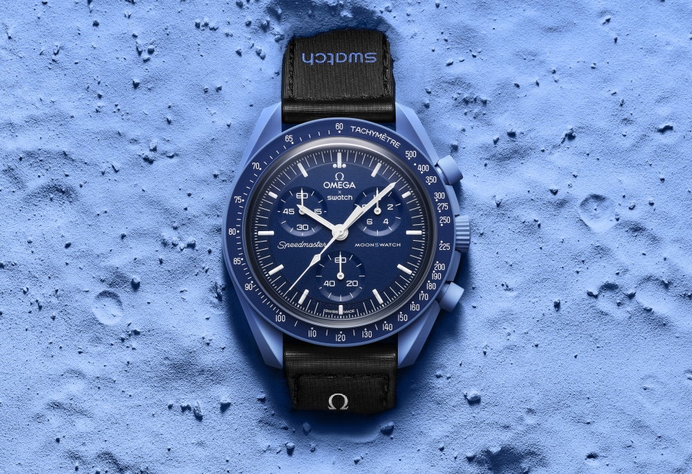 Chronographe MoonSwatch Neptune