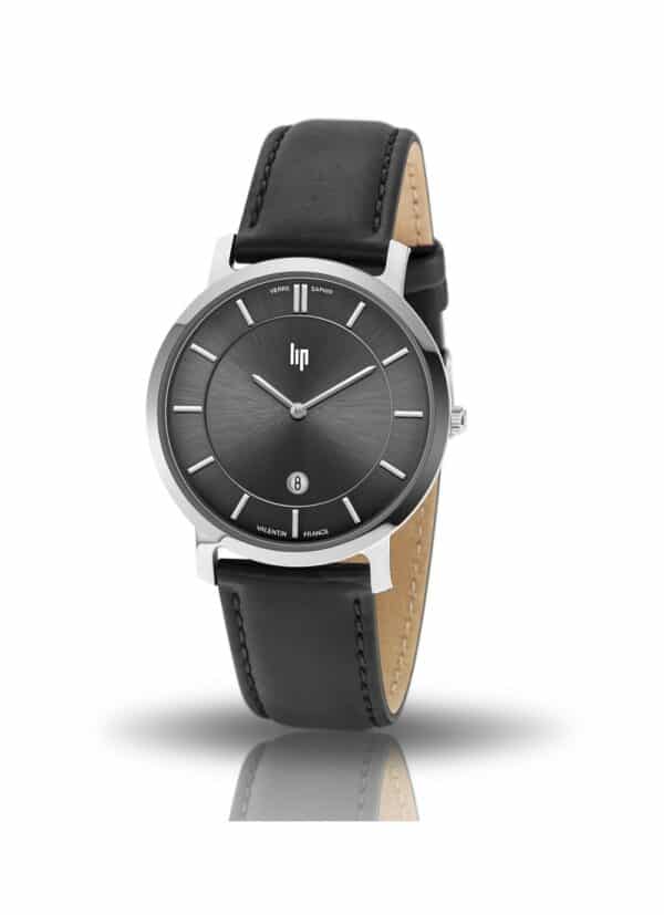 Lip Valentin Homme cadran Noir 39 mm Acier inoxydable - 671703