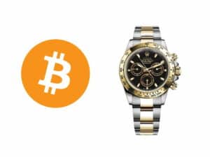 Crypto monnaie et Rolex