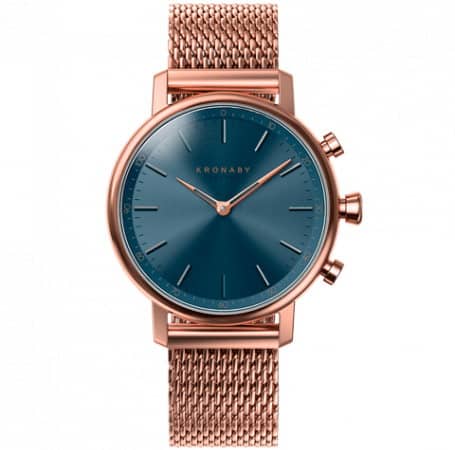 kronaby-carat-38-mm-montre-hybride-bleu-bracelet-en-acier-unisexe
