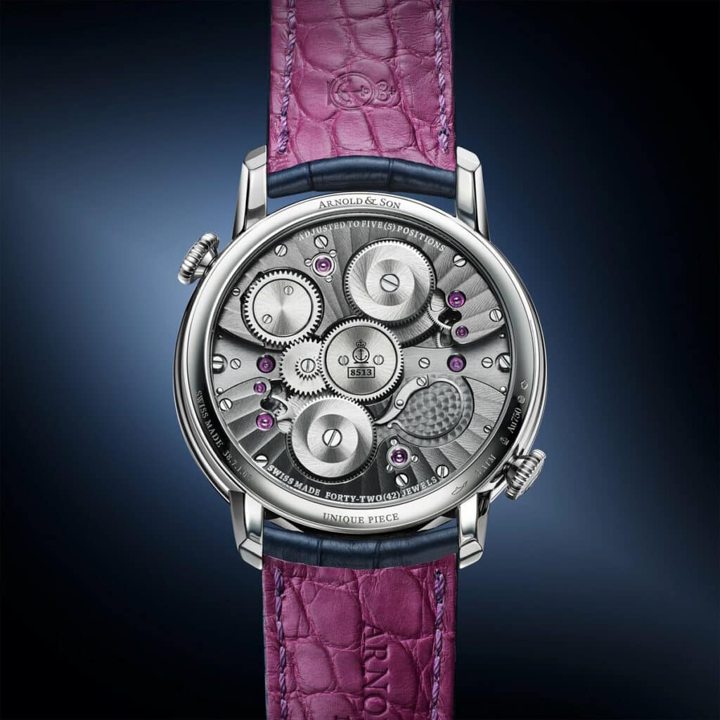 A&S Double Tourbillon WG-aventurine Mouvement