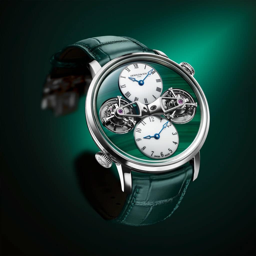 A&S Double Tourbillon WG-malachite