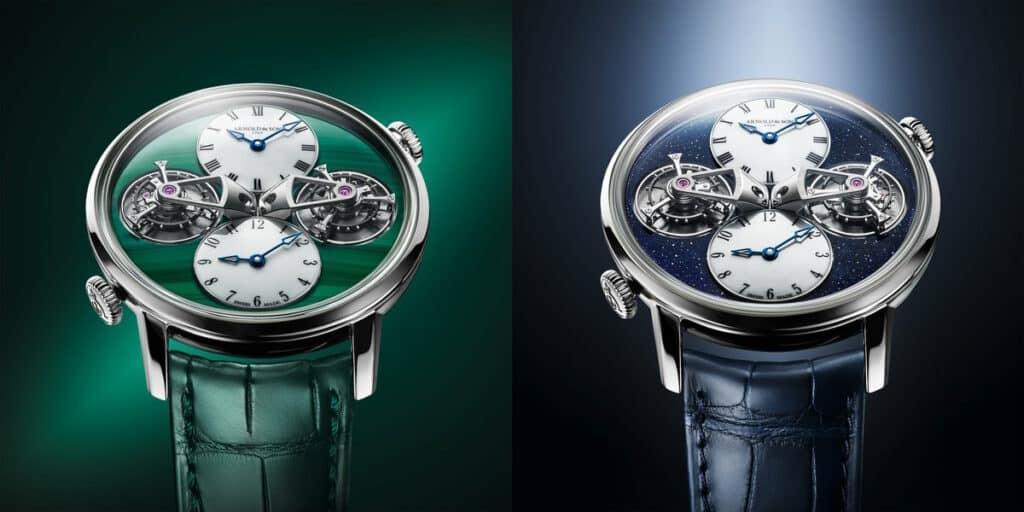 Arnold & Son Double Tourbillon White GOld