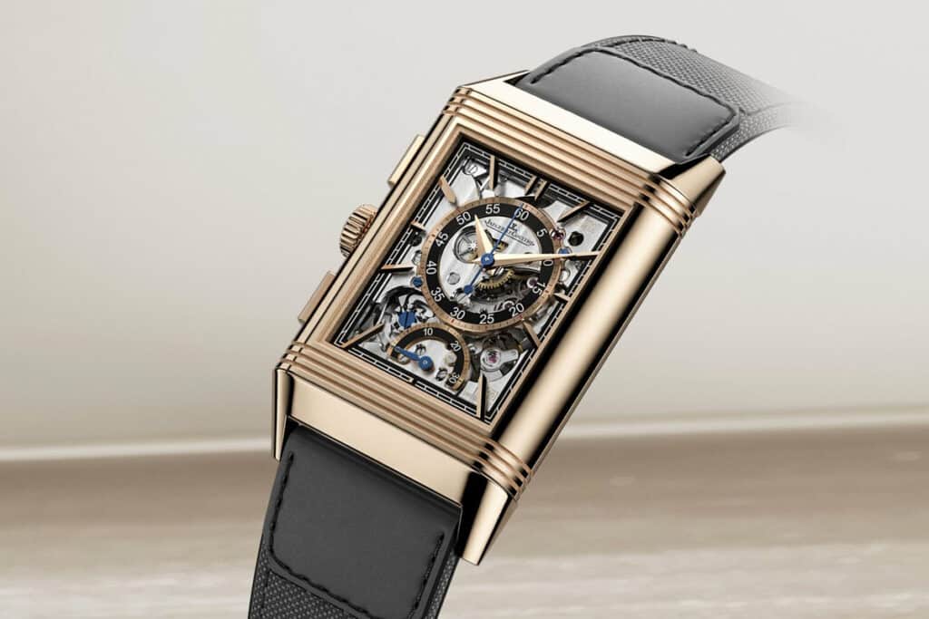 Jaeger Lecoultre Reverso Tribute Chronograph Or rose