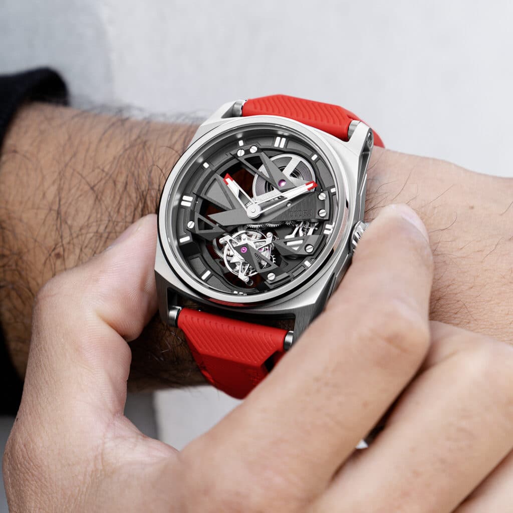 Code41 Tourbillon Anthracite-rouge R41