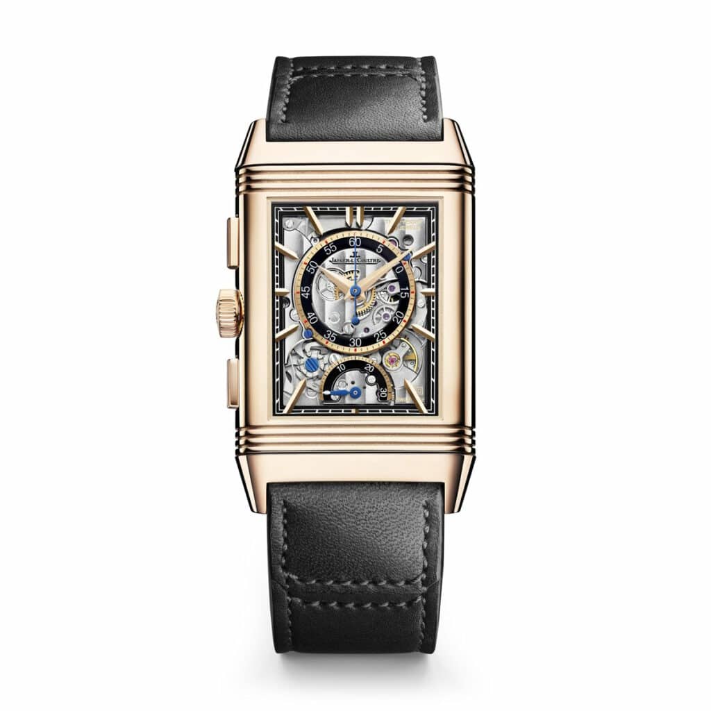 Reverso Tribute Chronograph pink gold