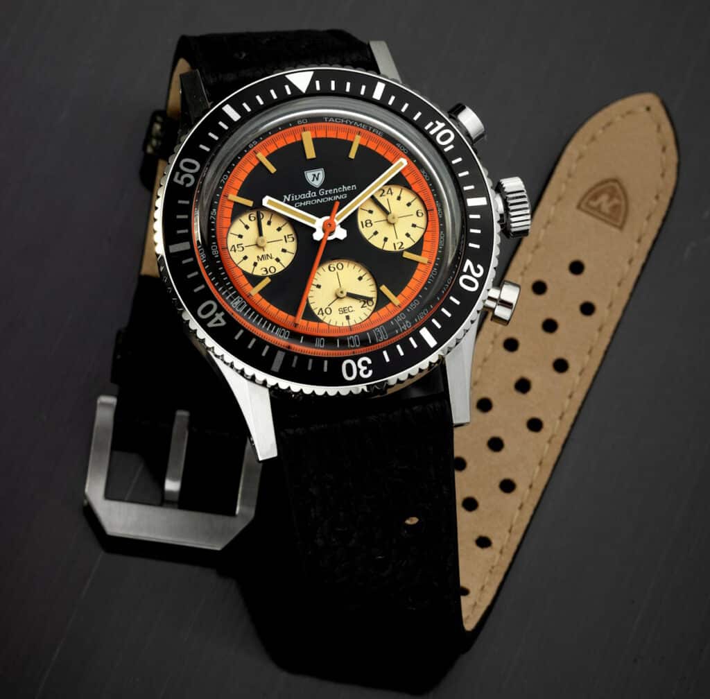 Nivada Chronoking Paul Newman Orange