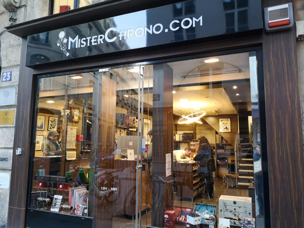 Boutique MisterChrono Paris