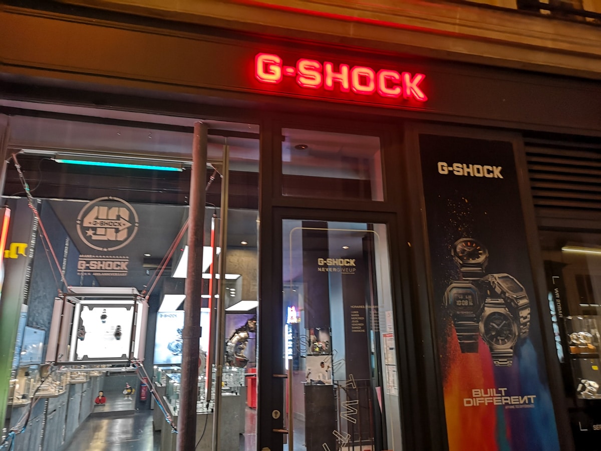 Mon avis sur la boutique G-SHOCK Paris
