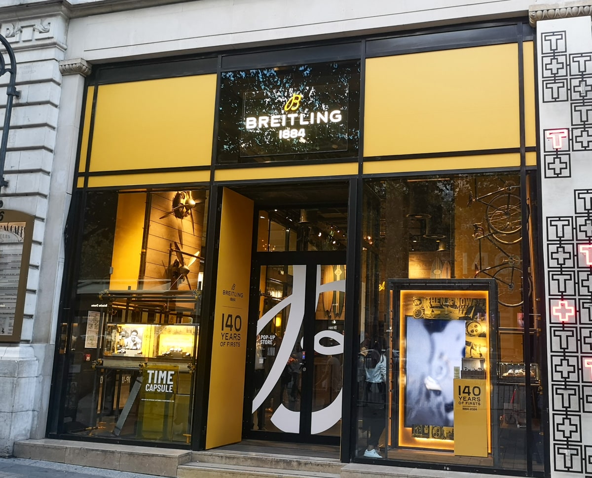 Mon avis sur le popup store Breitling des Champs Elysée