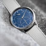 Montre Régulateur Gravé Bleu