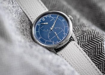 Montre Régulateur Gravé Bleu