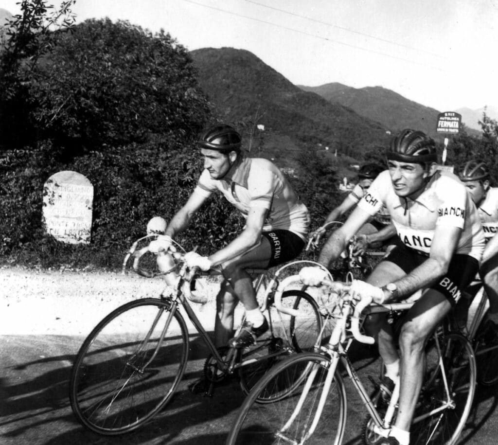 Gino Bartali and Fausto Coppi_Coppa Bernocchi