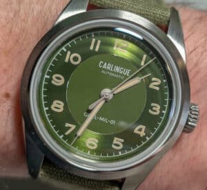 Montre Carlingue Military Heritage Vert Olive