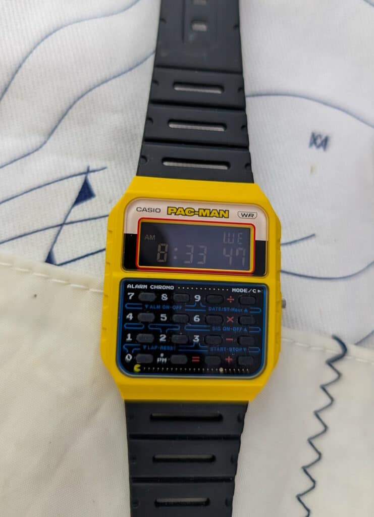 Casio x Pac-Man CA-53WPC-1B