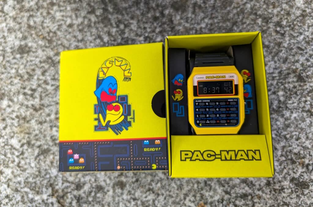 Montre Casio Pac-Man jaune