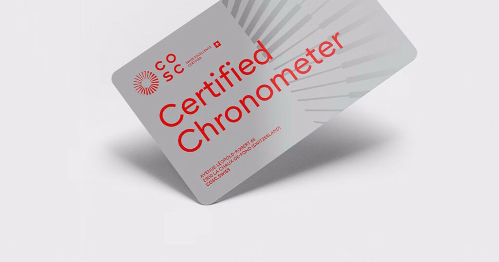 COSC Certified chronometer
