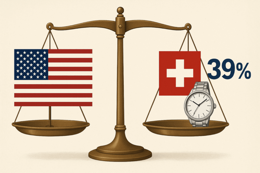 Droit douane usa suisse horlogerie
