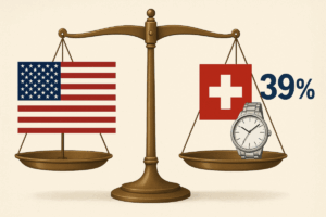 Droit douane usa suisse horlogerie