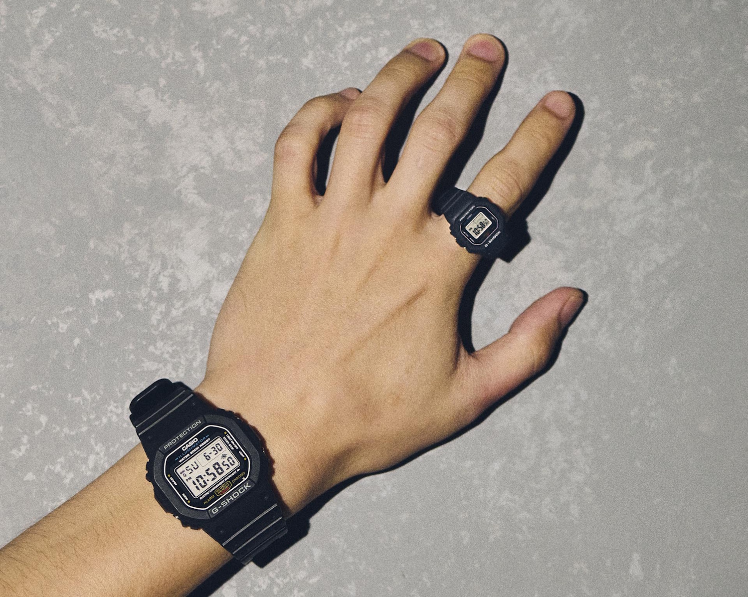Casio Gshock 5600 et la version bague