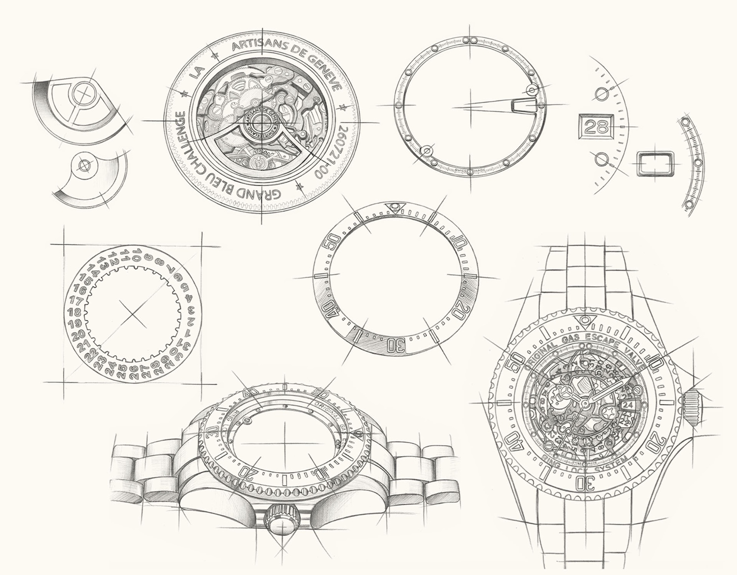 Les Artisans de Genève Croquis