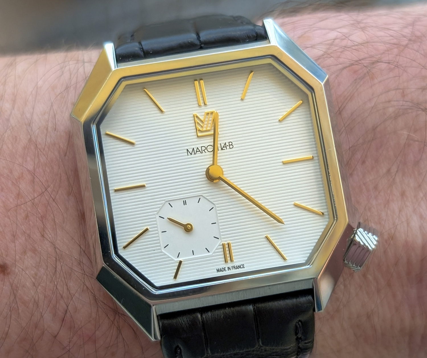 March Lab Mansart Petite Seconde doré