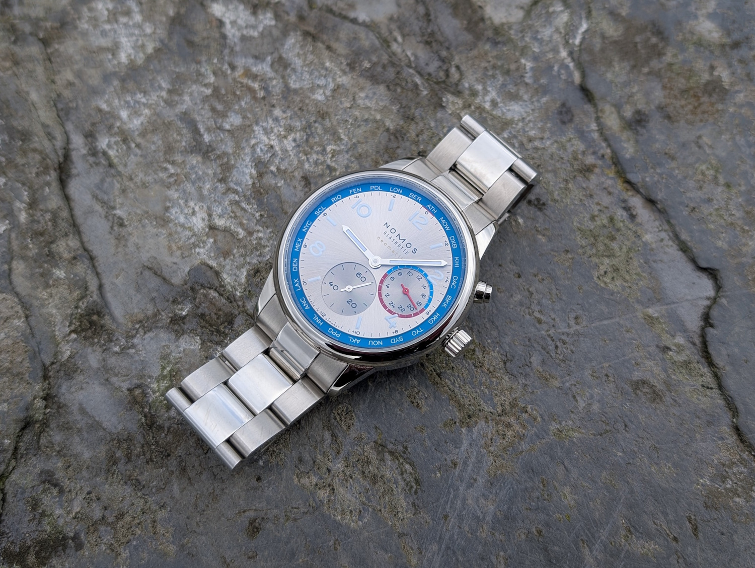 Nomos Club Sport Neomatik Mondial Argent