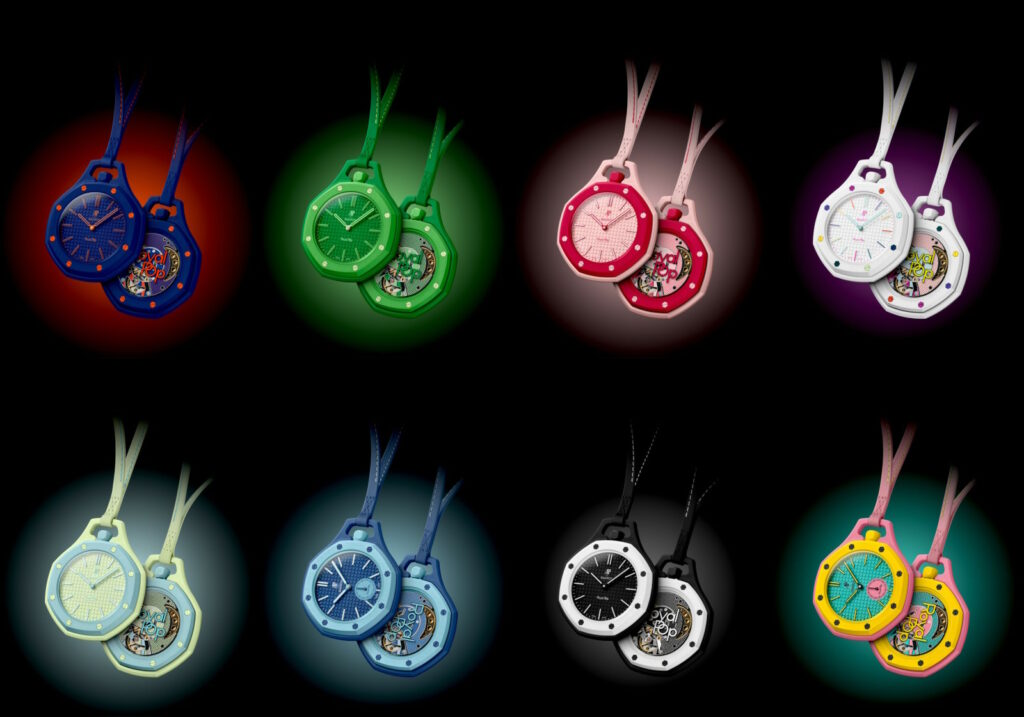 8 versions de Swatch x AP Royal Pop